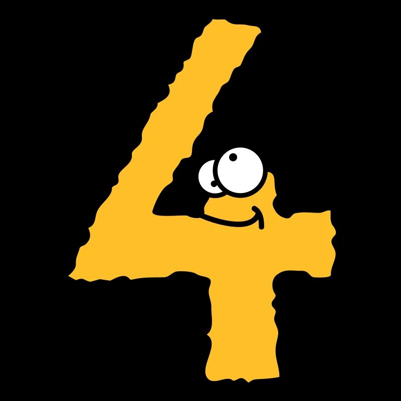 Lustiges 4 Vier Comic Monster