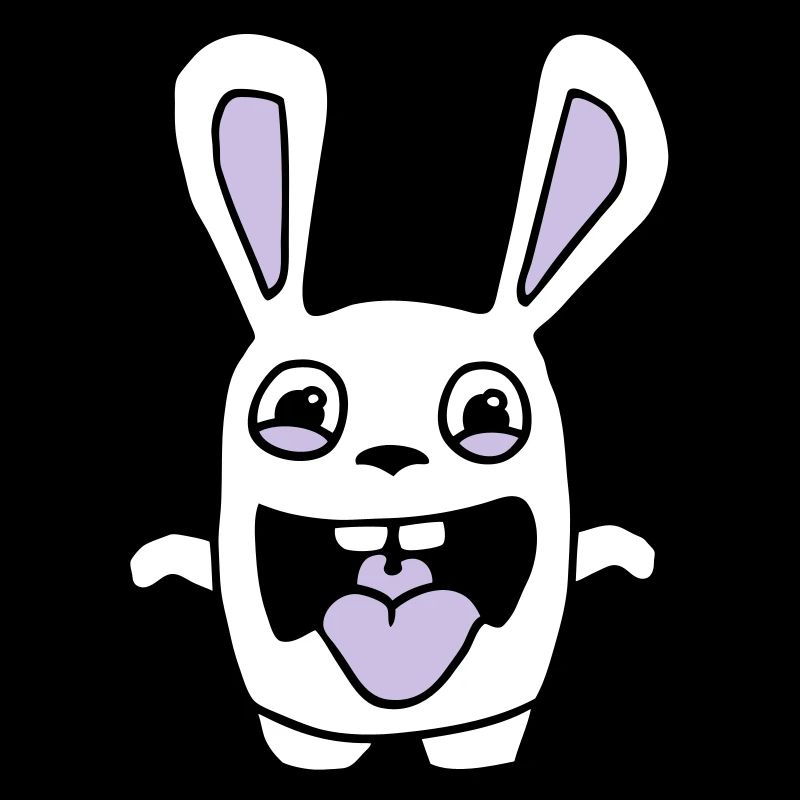 dessin lapin mignon débile style BD cartoon fun