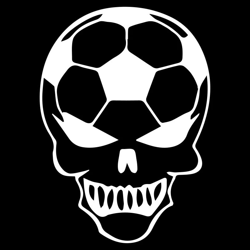 Fussball Totenkopf
