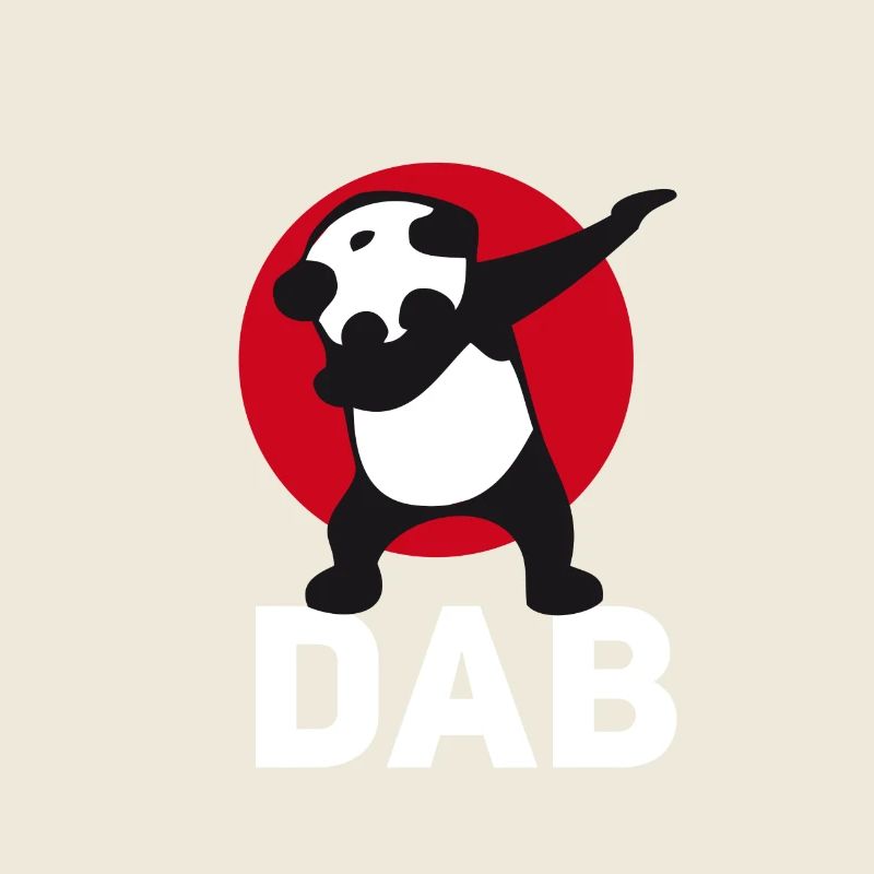 panda dab dabbing touchdown just dab it football r