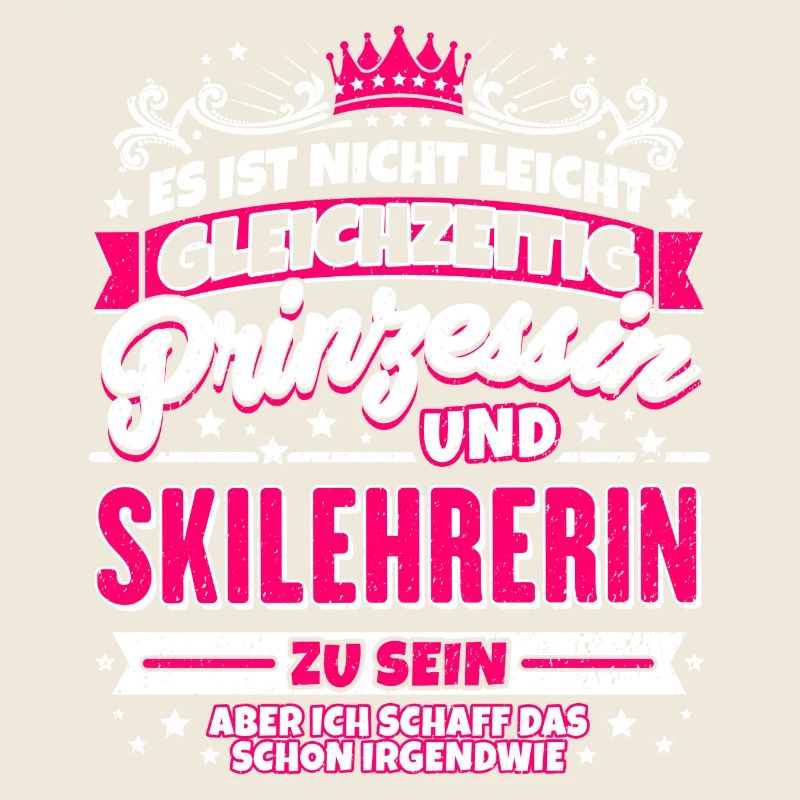 Prinzessin und Skilehrerin