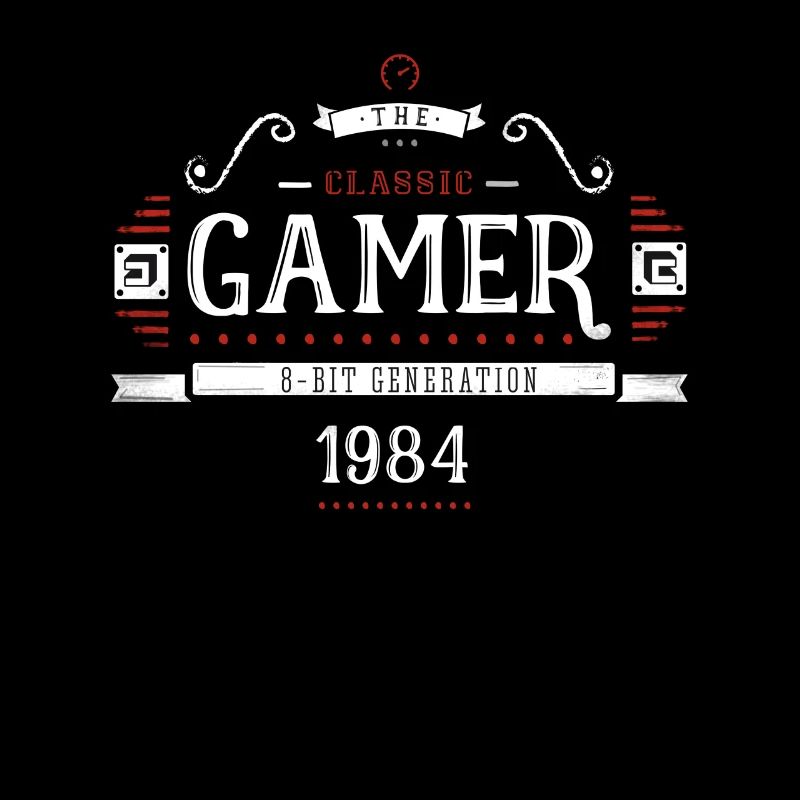 gamer classique 8bit rétro 1984 jeu de machine Consol