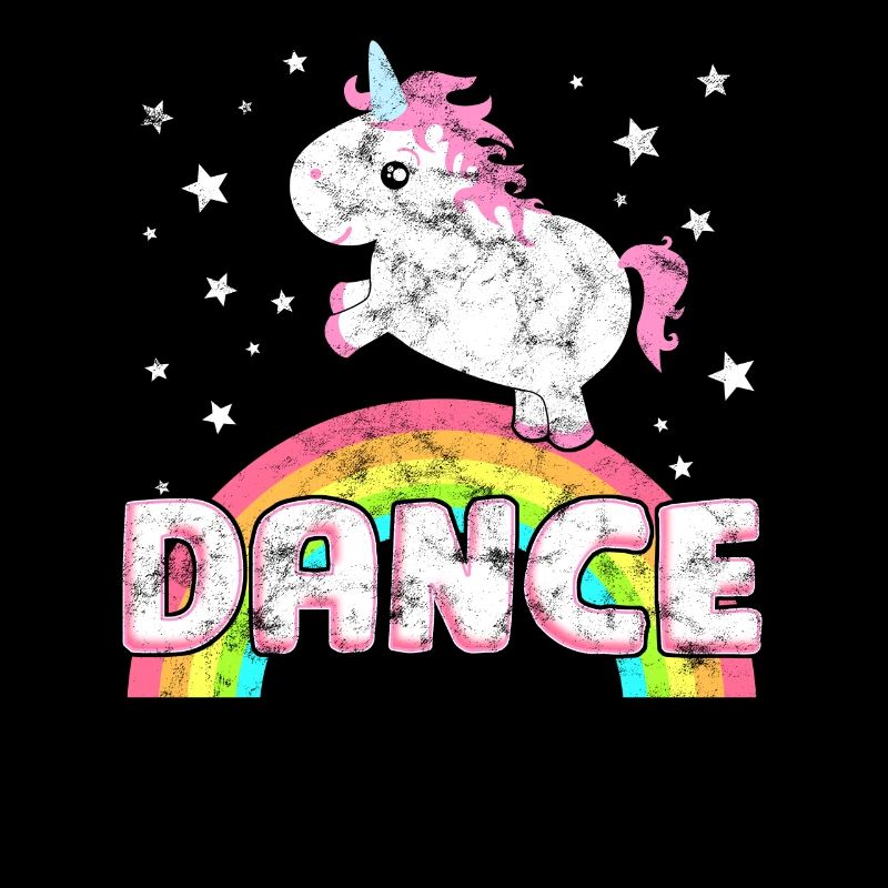 Cooles Ironisches Dance Musik Einhorn