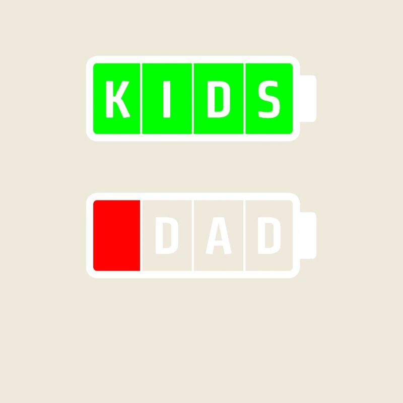 dad kids white