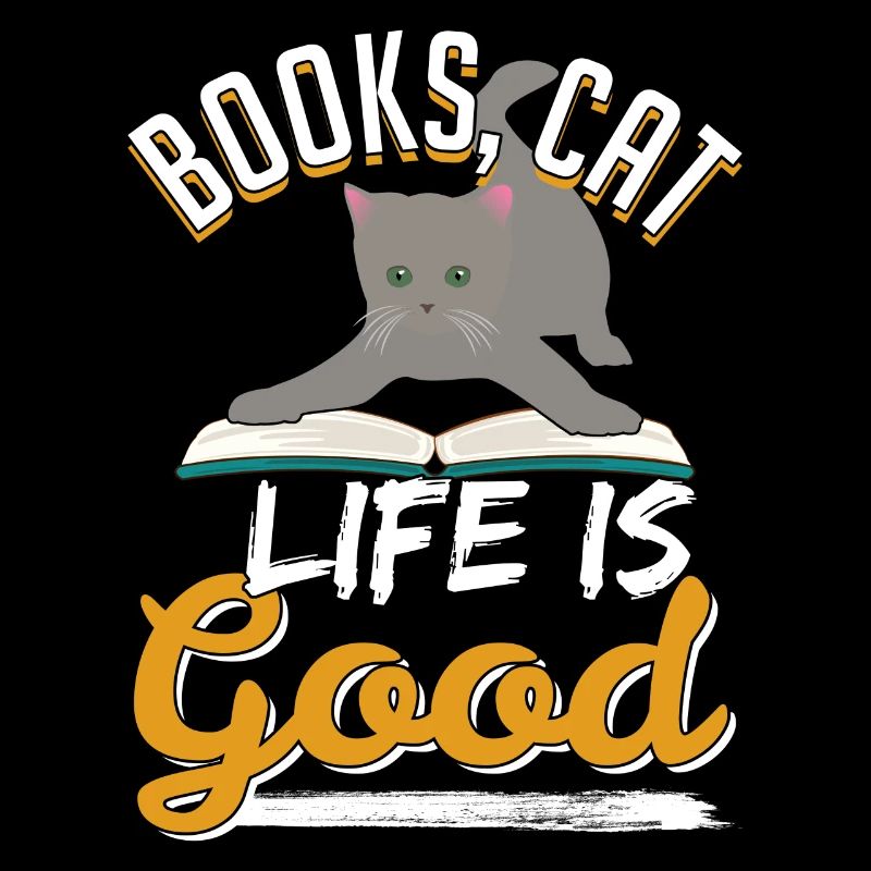 Books Cat Life Is Good