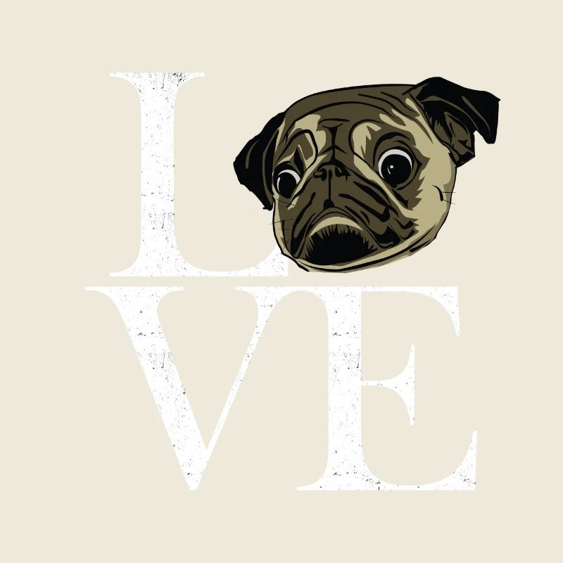 Mops blanc