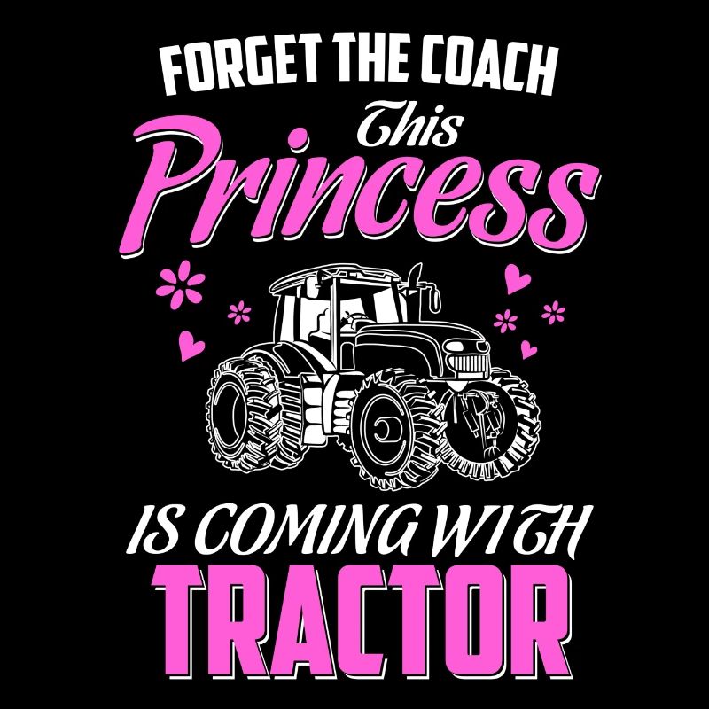 Farmer princess with tractor gift