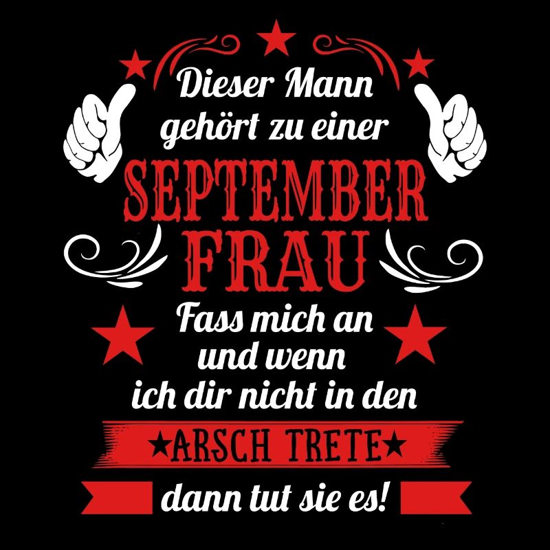 Mann vergeben an eine September Frau Geschenk