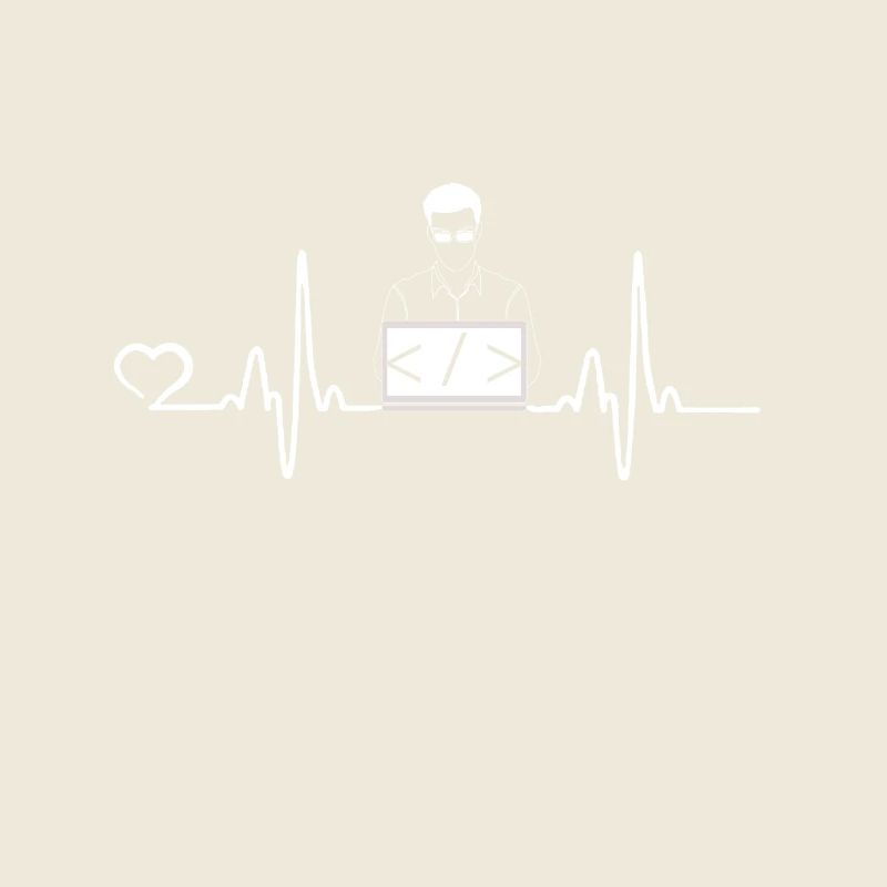 Programmierer Geschenke Herzschlag