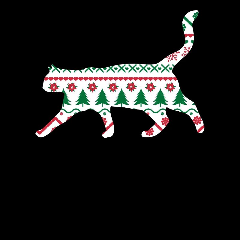 Noël mignon de Noël Chat Chat cadeau de Noël