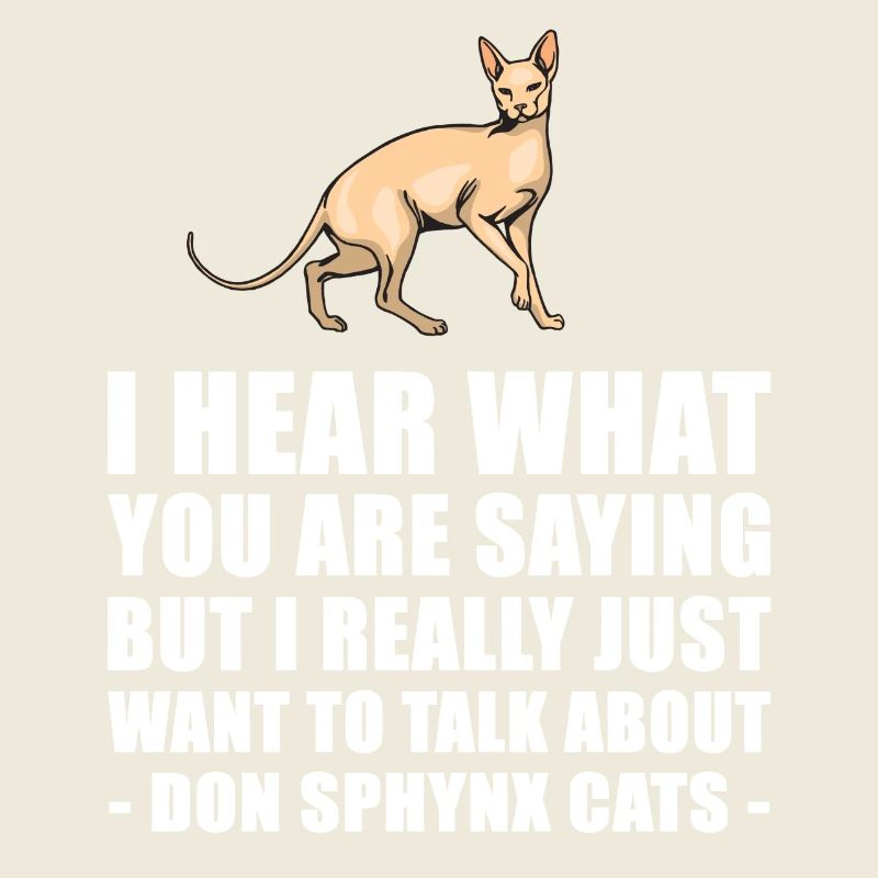 Don Sphynx Cat Cute Gift