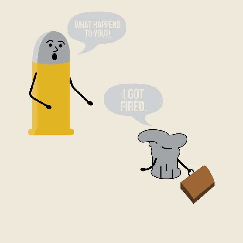 I Got Fired Funny Bullets Gift for Gun Lovers