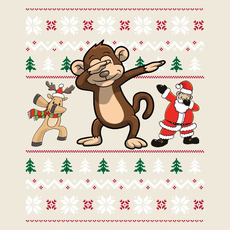 Laid Pull dab singe drôle cadeau de Noël