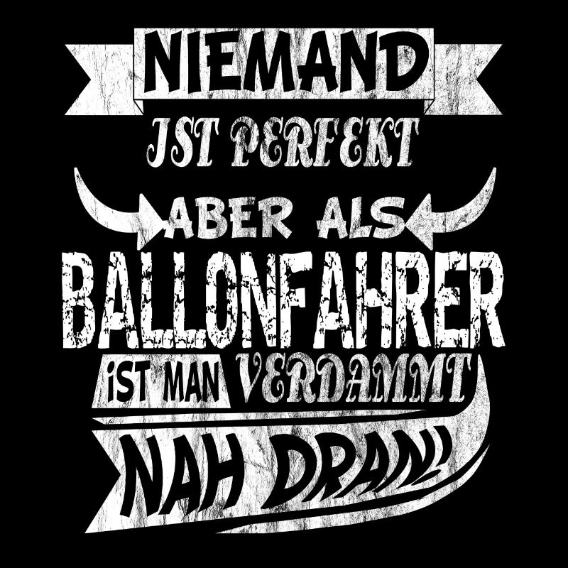 niemand perfekt als ballonfahrer nah dran