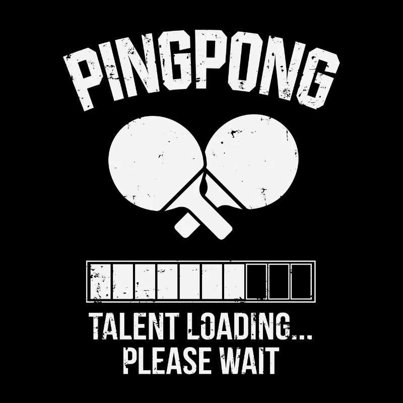 Ping-à-table Le talent charge s’il vous plaît attendre cadeau