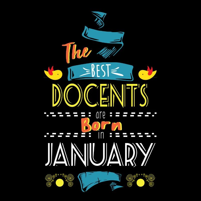 Die besten Dozenten werden im Januar als Geschenkidee geboren