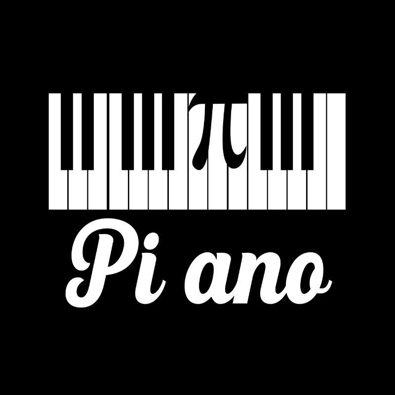 Pi Ano Piano Funny Instrument Pun Science Geek
