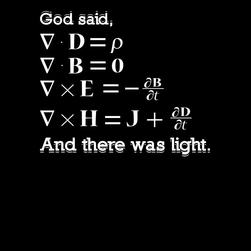 Und Gott sagte, es sei Licht Maxwell EMR