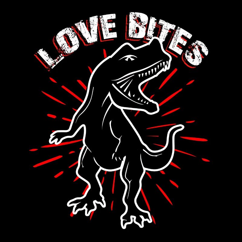 Shop Love Bites Cute Dinosaur Design
