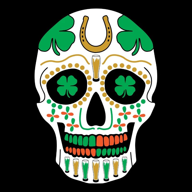 Parade de la bière de la Saint-Patrick Skull Shamrock Parade