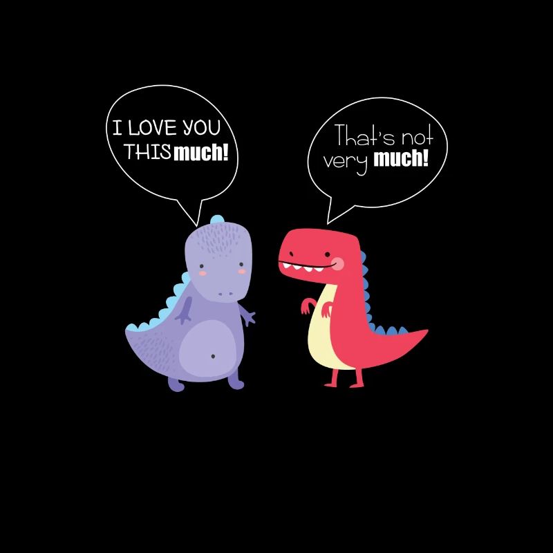 Couples Love Valentine's Day Gift Dino T-Rex
