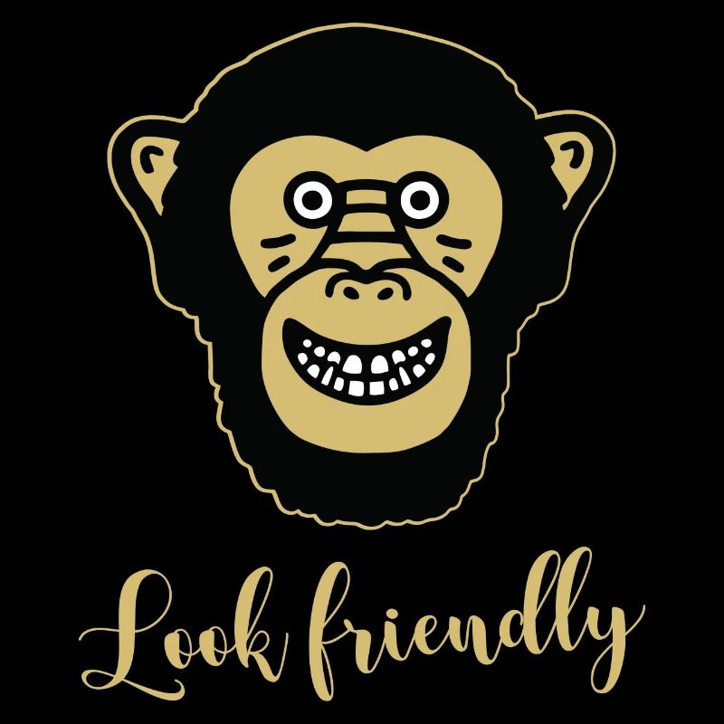 Monkey Chimpanzee - Look friendly