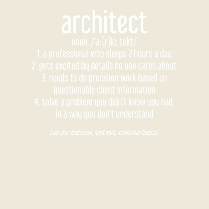 ARCHITECTE - DESIGNER - CONSTRUCTION - DESSIN