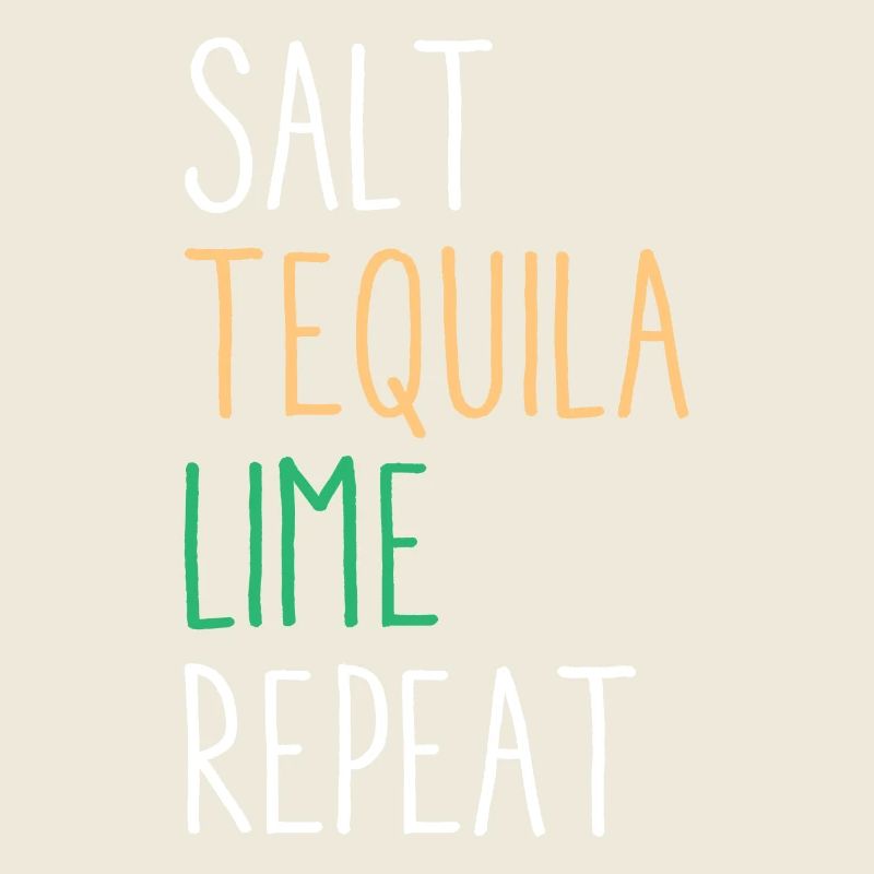 Salt Tequila Lime Repeat Funny Cinco De Mayo
