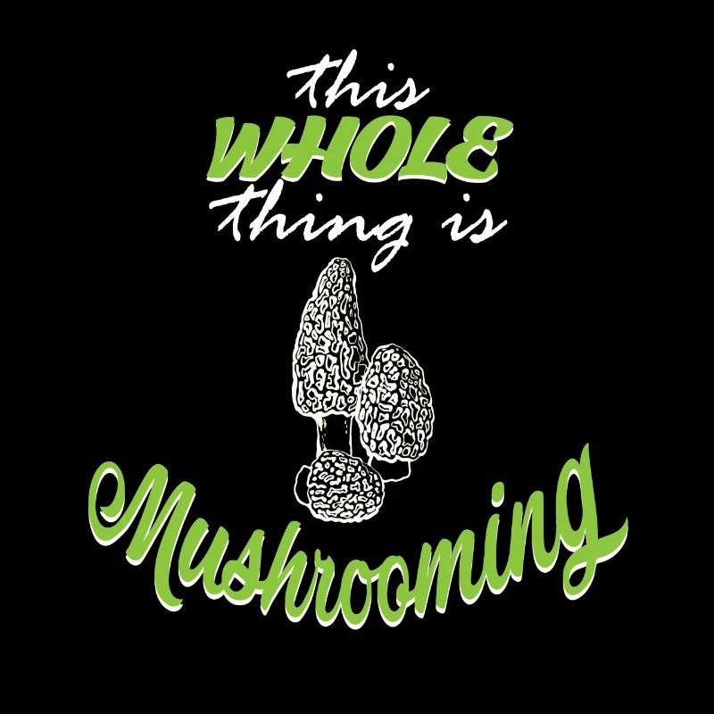 Les champignons se rassemblent dans la forêt