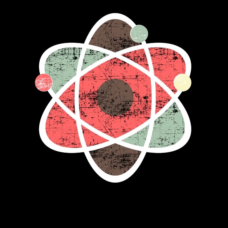 Science atomique de chimie de symbole