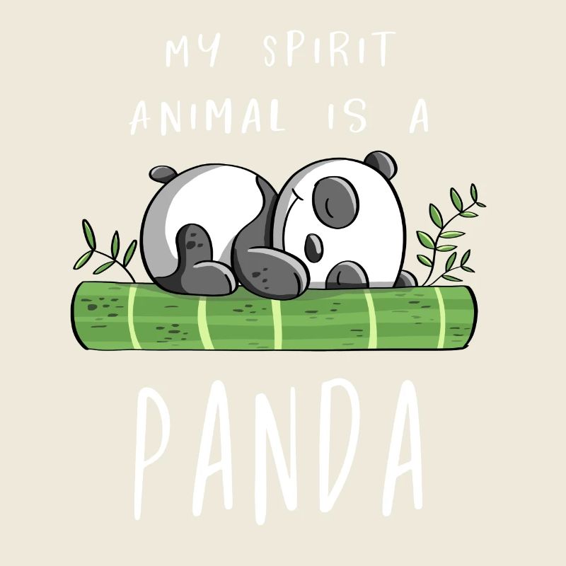 Mon esprit Animal est un panda - Panda Bear - Comic