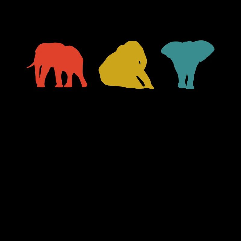 Retro Elephant Lover