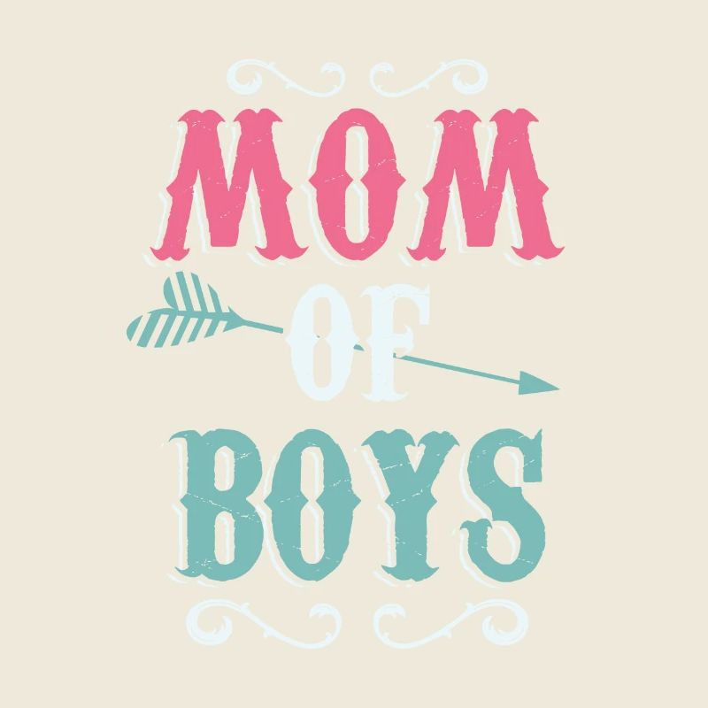 Mutter von Knaben Geschenk Muttertag T-Shirt