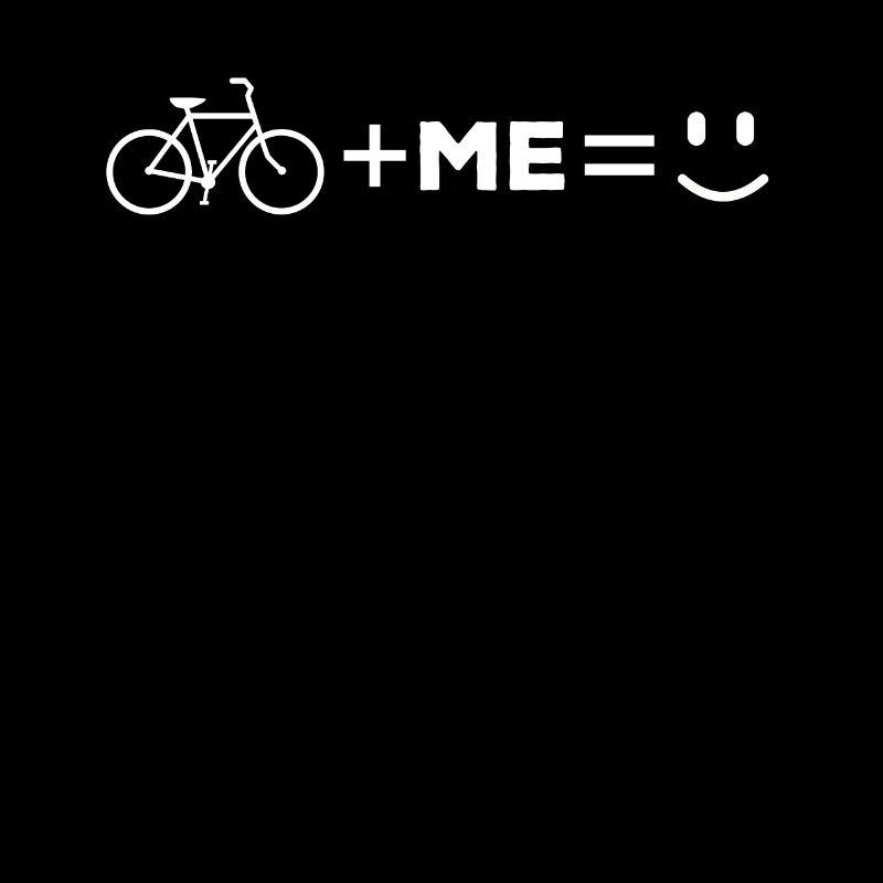 Équation de vélo I plus vélo égal heureux