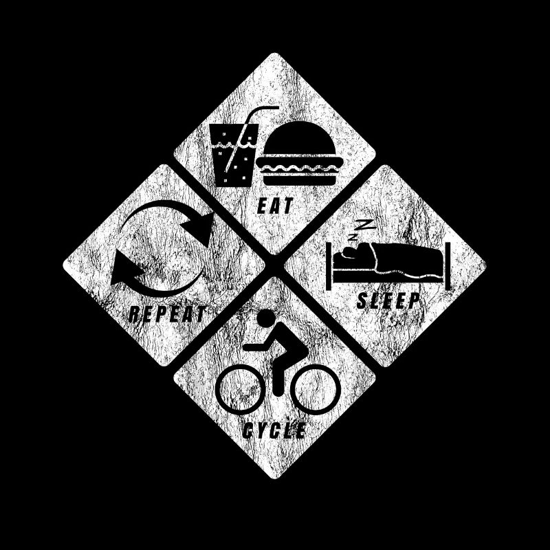 Eat Sleep Cycle Repeat Gift Road Cyclist