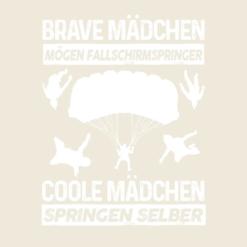 Coole Mädchen springen selber - Geschenk
