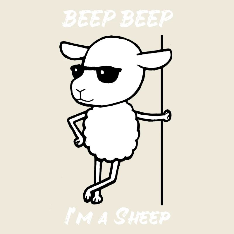 Schaf Beep Beep I m a Sheep Sonnenbrille Cool