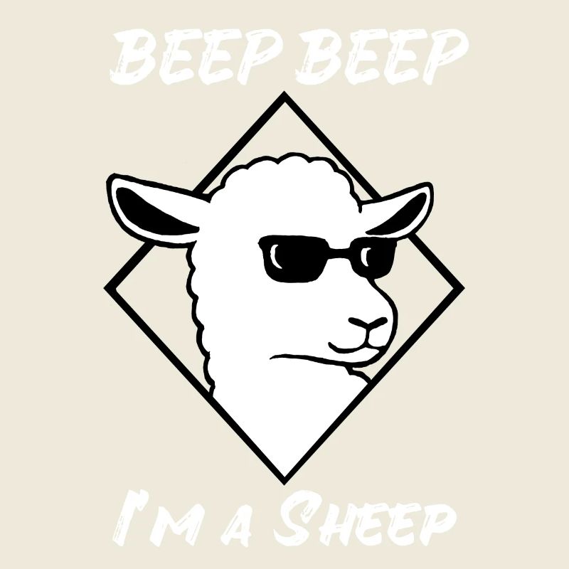 Schaf Beep Beep I m a Sheep Sonnenbrille Cool