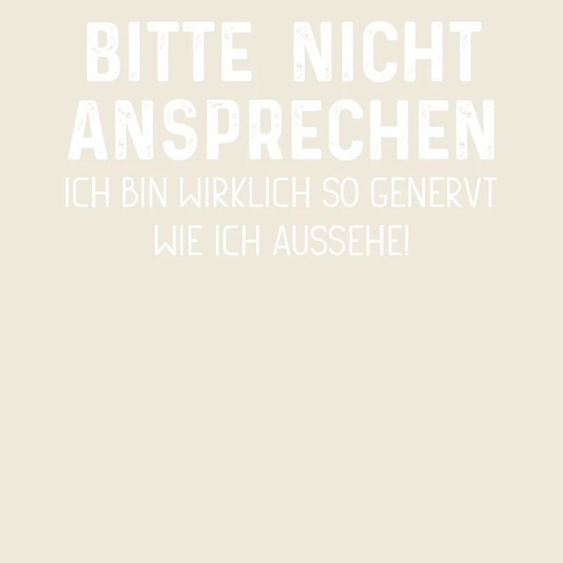 Bitte nicht ansprechen