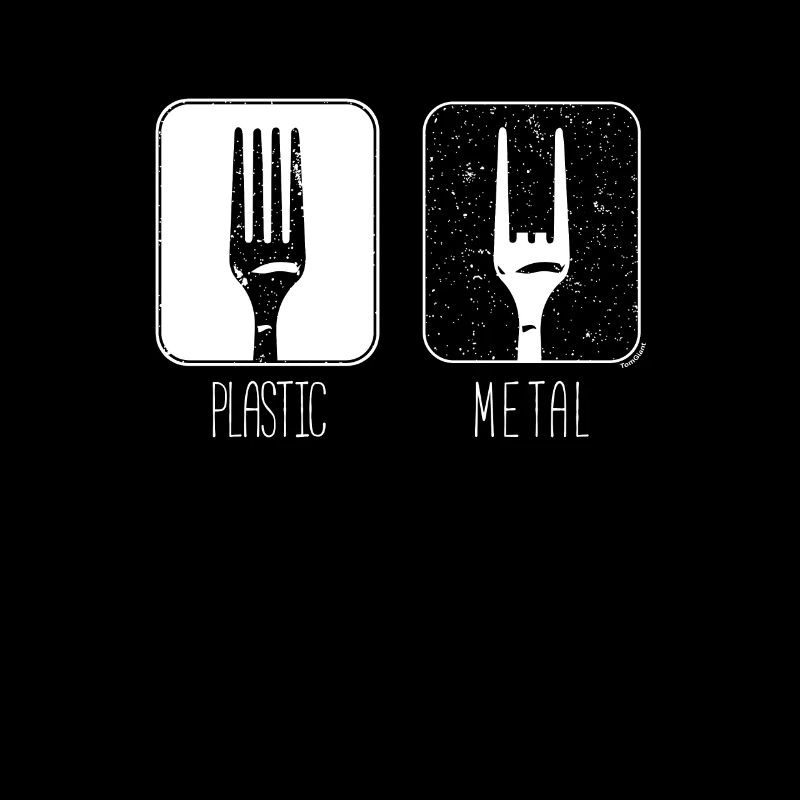 Plastic Metal Fork