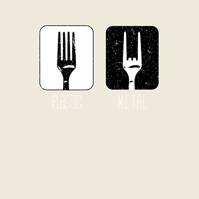 Plastic Metal Fork