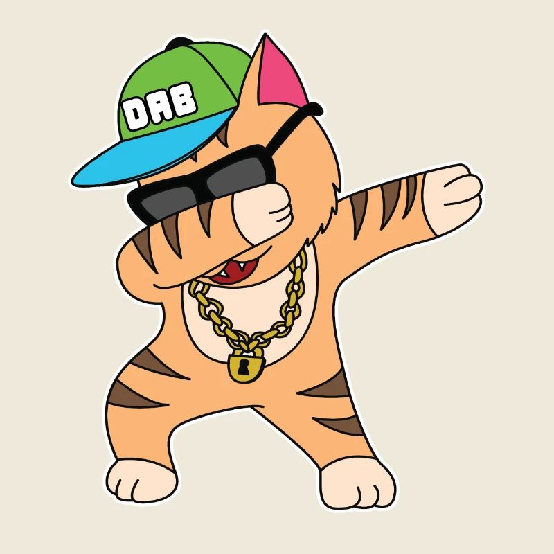 Chat, chat, banane, chaton, miaou, chat, chat, chat, dame