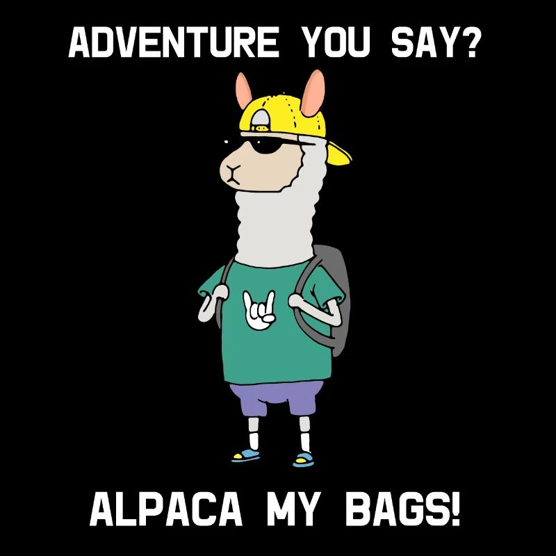 Alpaca Travel Cool Backpack Alpaca My Bags Gift