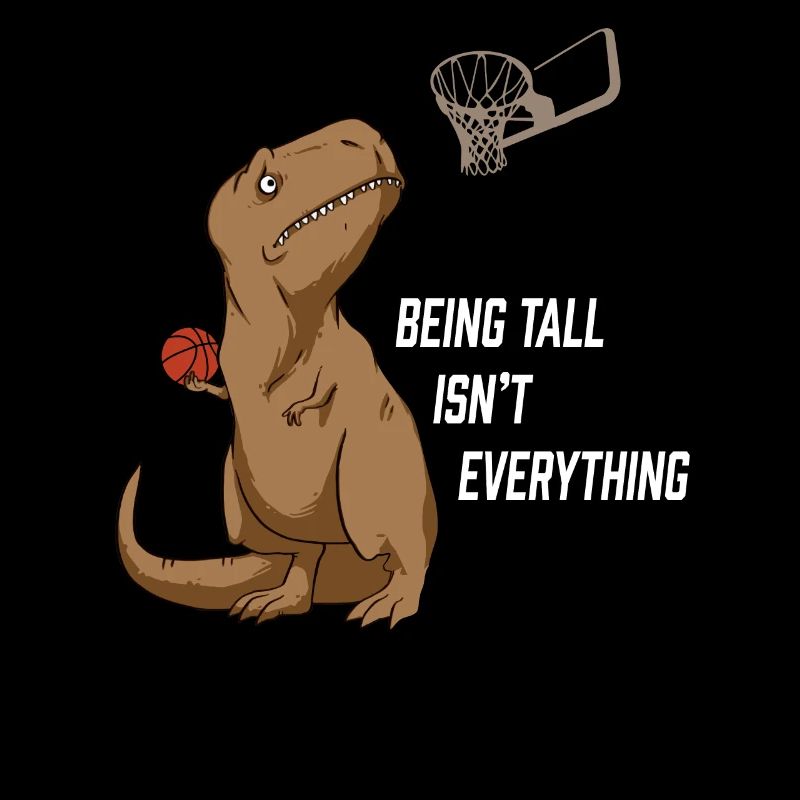 Funny Basketball T-rex
