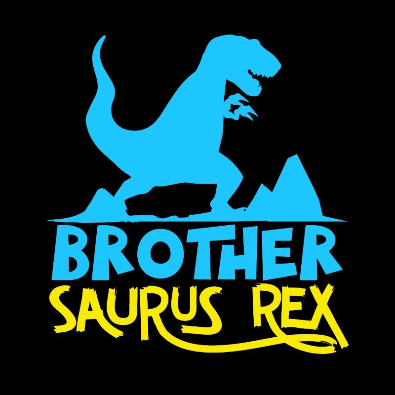 Brother Saurus Rex - Funny Dinosaur Graphic
