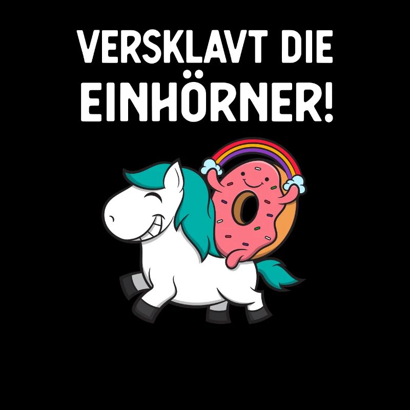 Versklavt die Einhörner Donut Geschenk