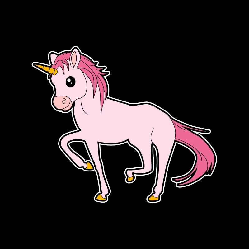 Einhorn pink proud Kinder Mädchen Geschenk Idee