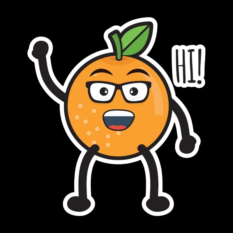 Salutation orange
