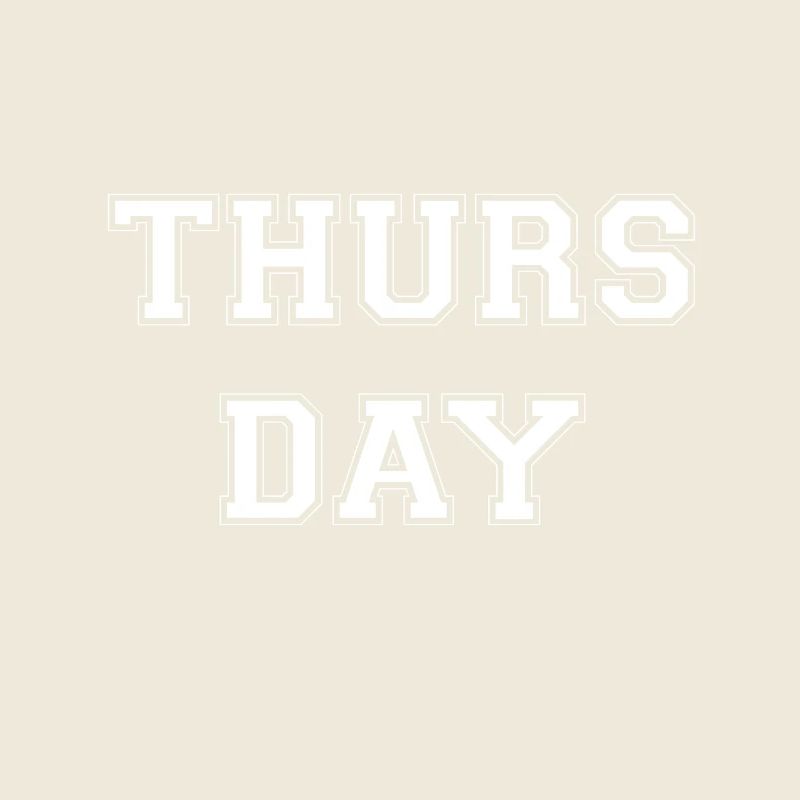 Thursday Donnerstag