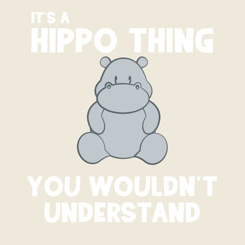 Hippo - Hippos - Hippofan - Geschenk